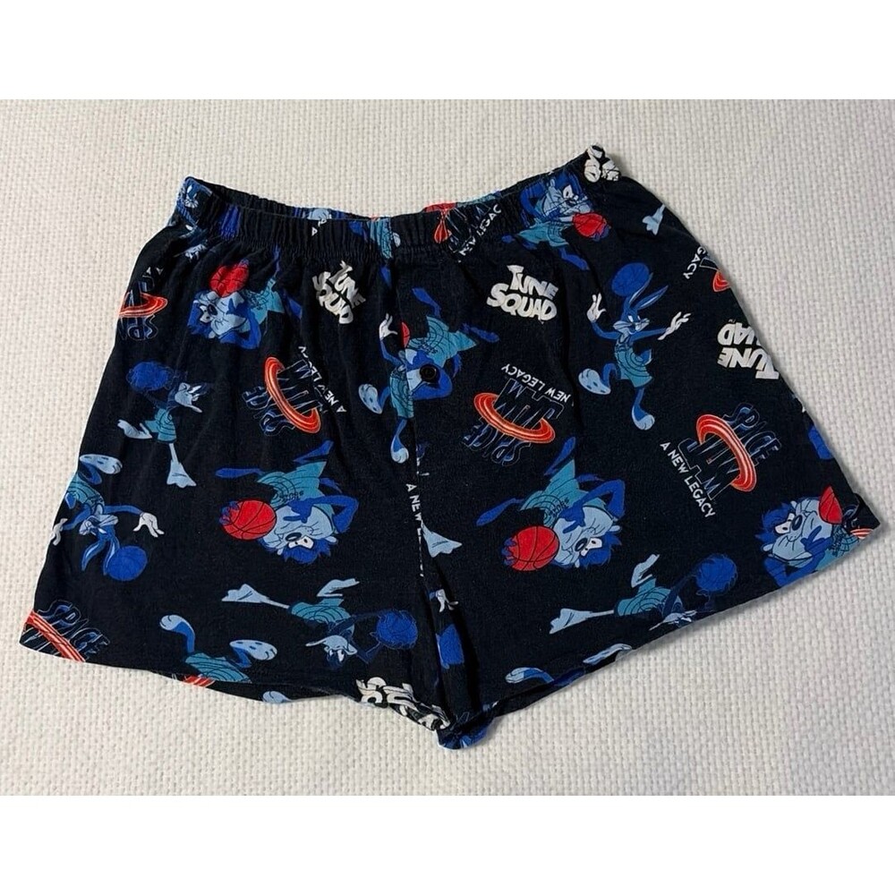 Space Jam: A New Legacy Tune Squad Print Boxer Shorts 100% Cotton Size Large